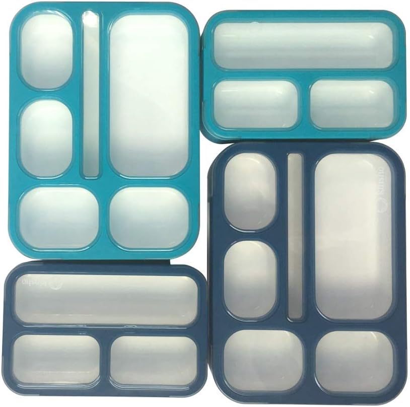 Bento Lunch Box and Snack Container Value Set for Meal Prep