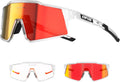 Photochromic Cycling Glasses MTB Clear to Red Transition Sunglasses