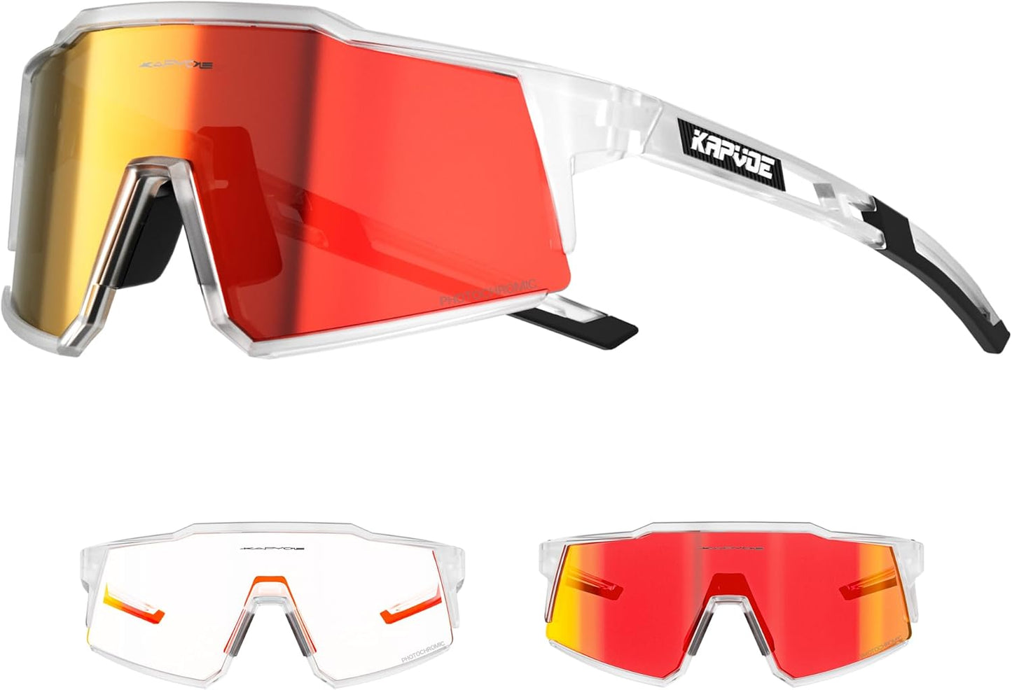 KAPVOE Photochromic Cycling Glasses for Men Women - K9022 Review