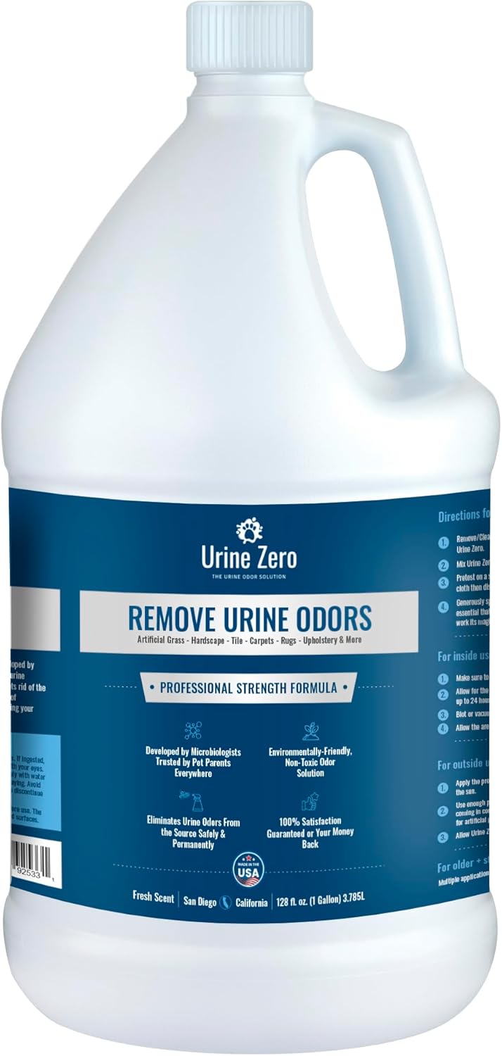 Urine Smell Remover for Dogs and Cats - 1 Gallon Solution