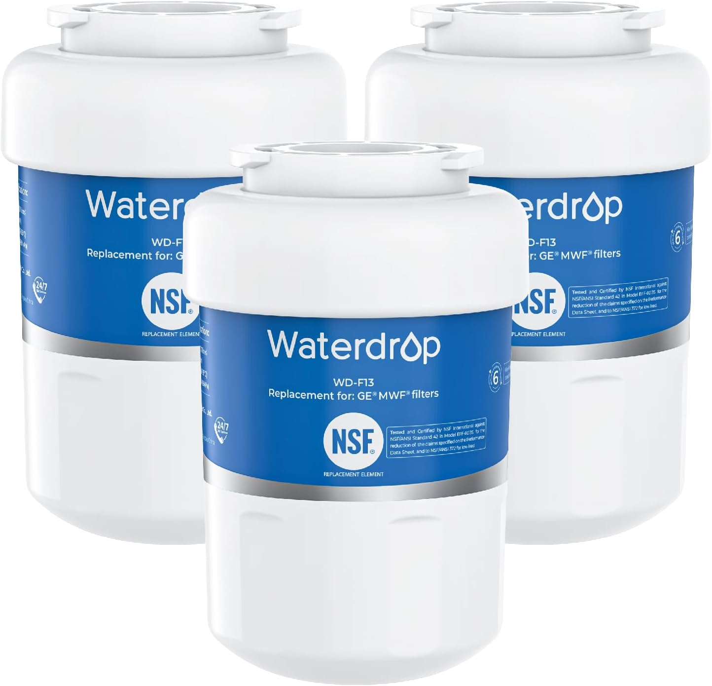 Waterdrop WD-F13 Replacement Water Filter for GE MWF