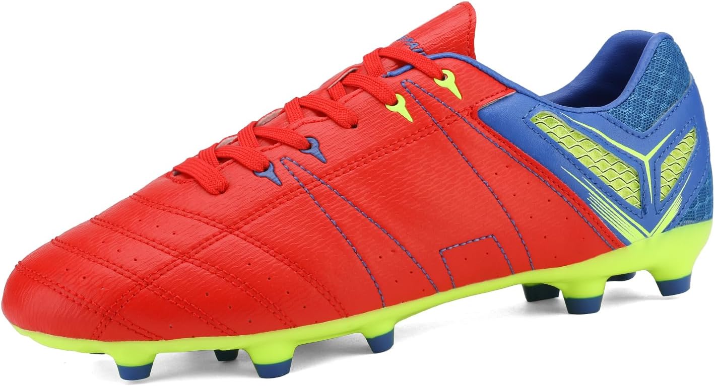 DREAM PAIRS Mens Sport Flexible Athletic Lace Up Outdoor Cleats