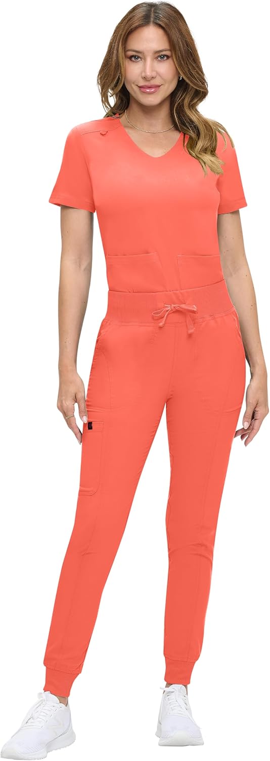 Natural Uniforms Womens Ultra-Soft Luxe Stretch Jogger Scrub Set