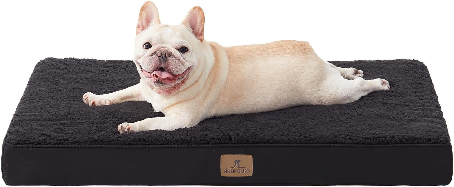 Orthopedic Dog Bed for Large Dogs - Egg Foam Comfort Mat