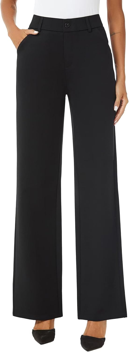 iChosy Womens High Waist Wide Leg Trousers for Every Occasion