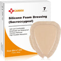 Carbou Sacrum Silicone Foam Dressing 6in x7in - Bordered Sacral