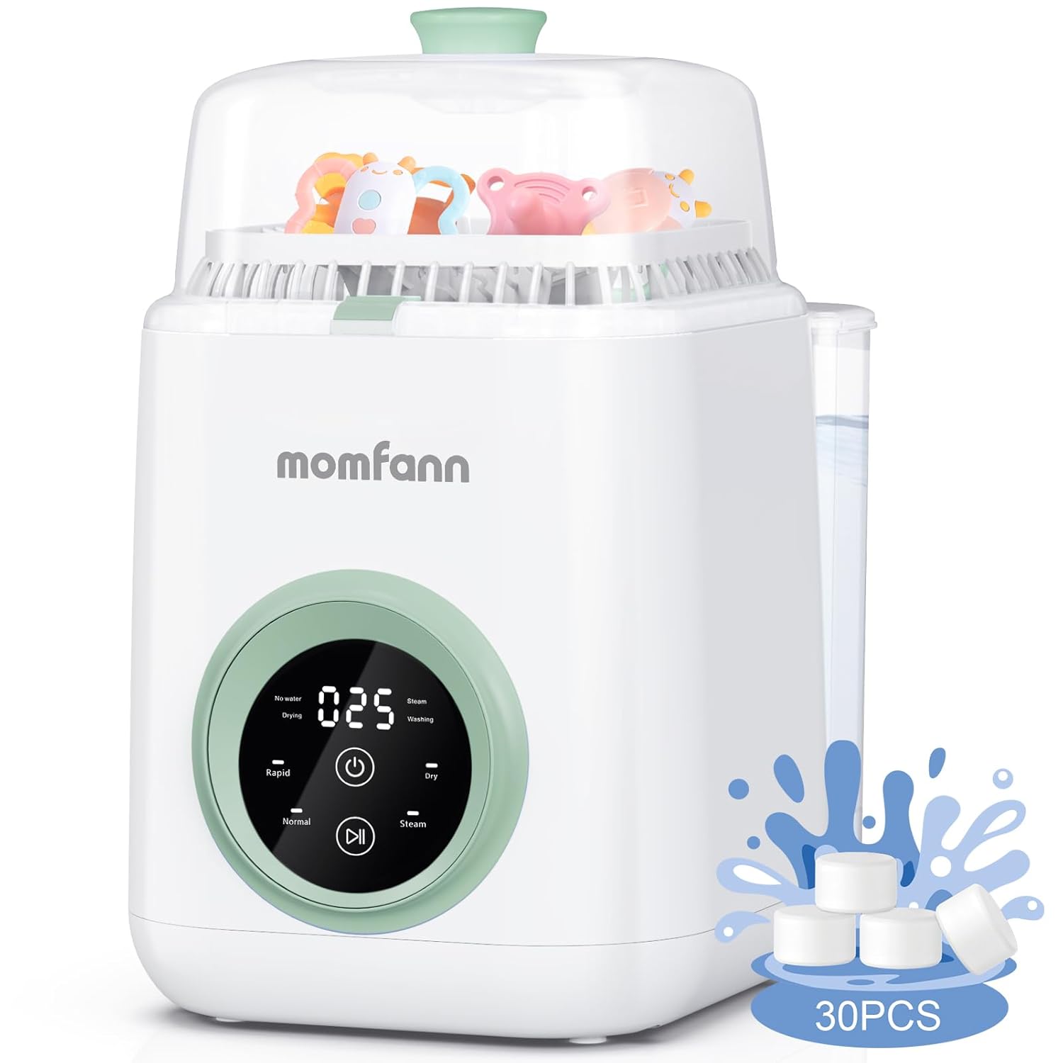 19 Min Bottle Washer - Quick Wash and Sterilizer for Parents