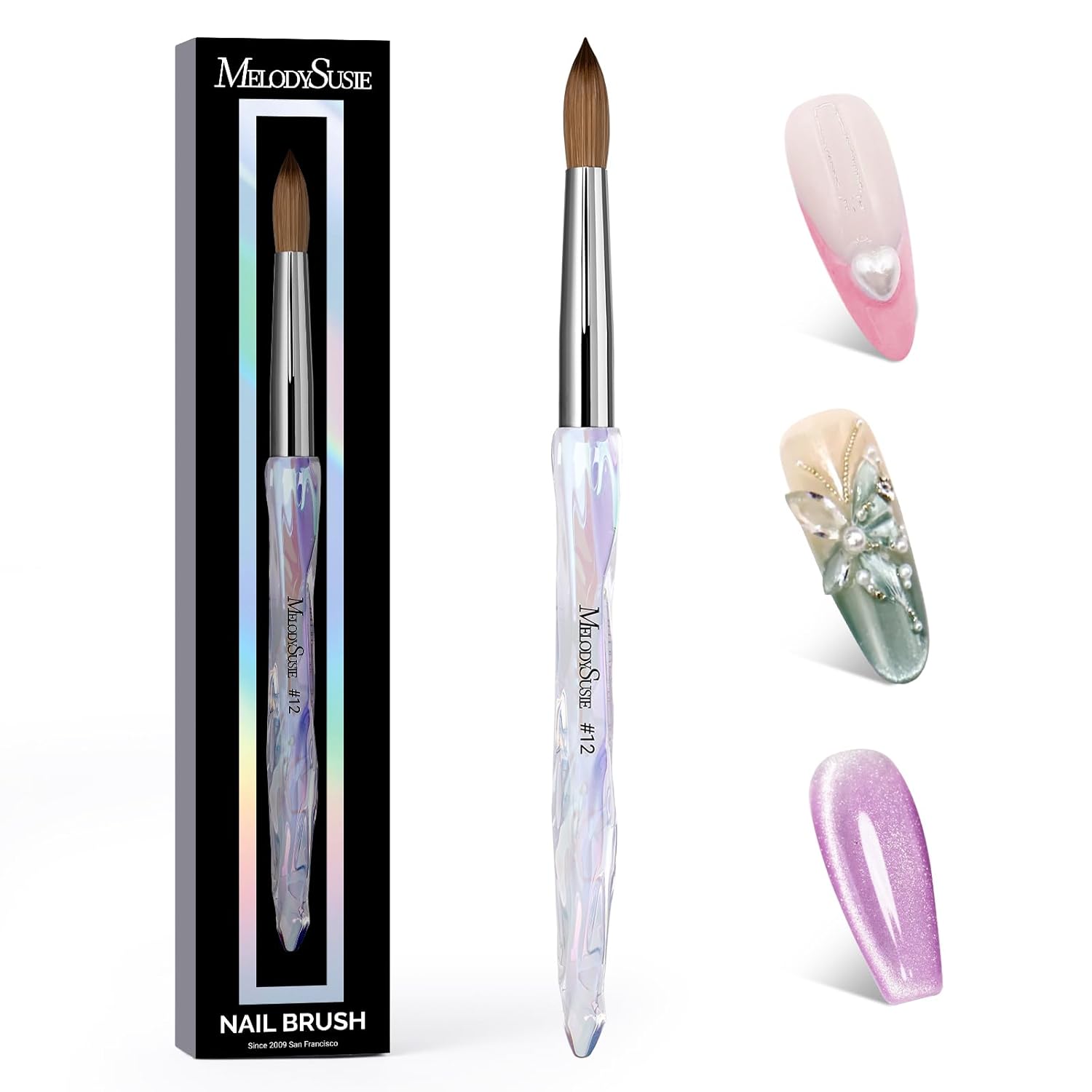 Professional Kolinsky Acrylic Nail Brush for Perfect Nail Art