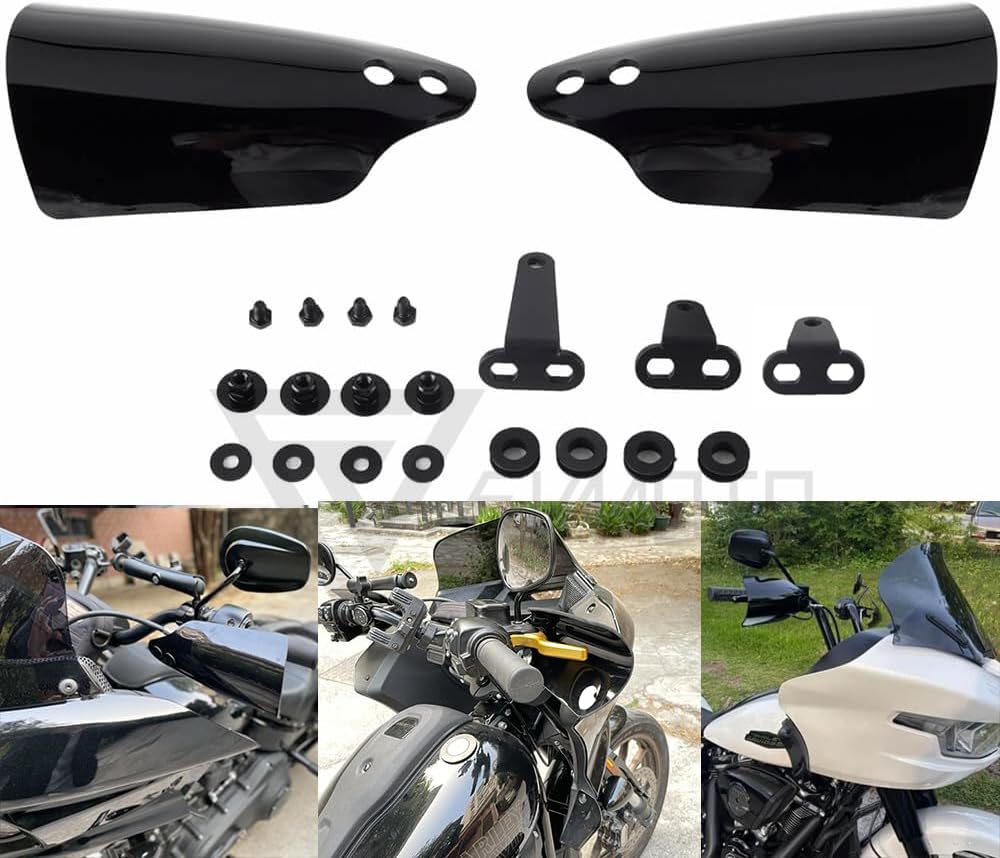 Club Style Handlebar Handguards for Harley Touring Models