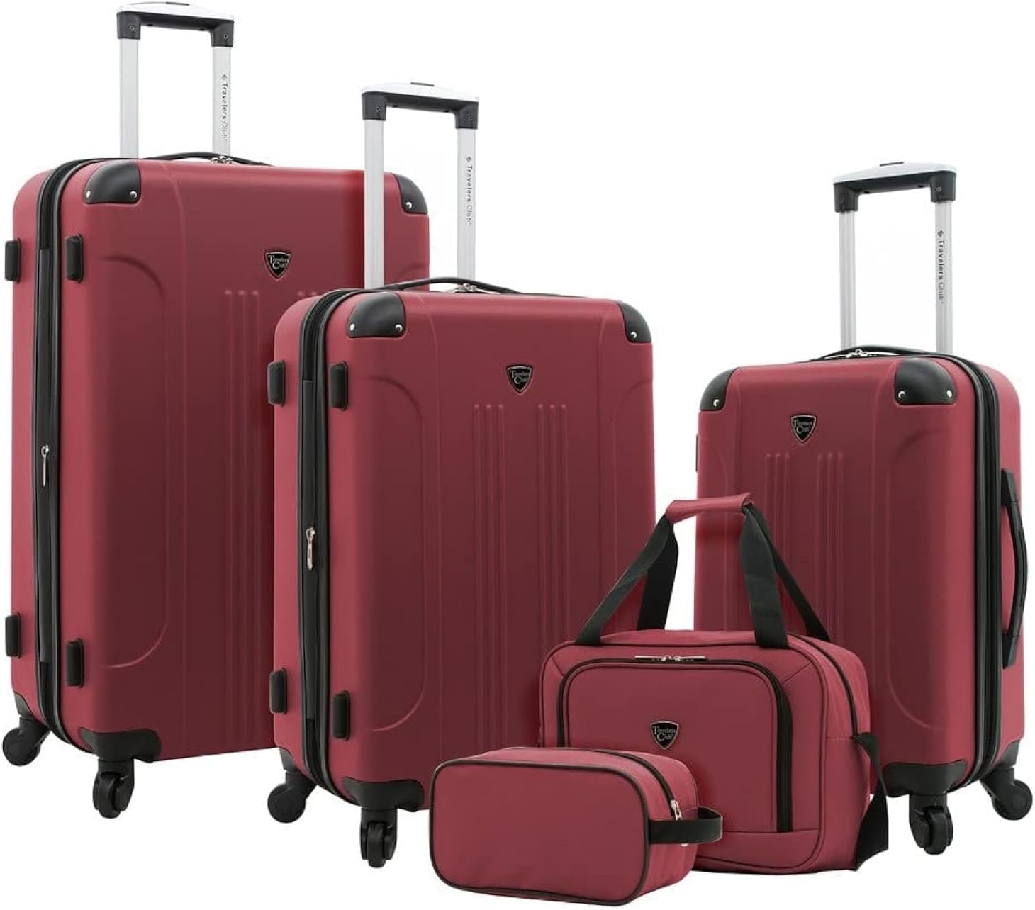 Travelers Club Chicago Hardside Expandable Spinner Luggage Set