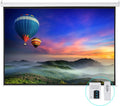 100in Motorized Projector Screen with Remote Control - Portable Indoor