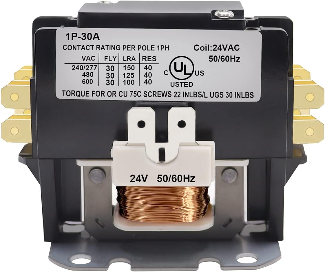 Reliable 1 Pole 30A AC Contactor by Tnisesm