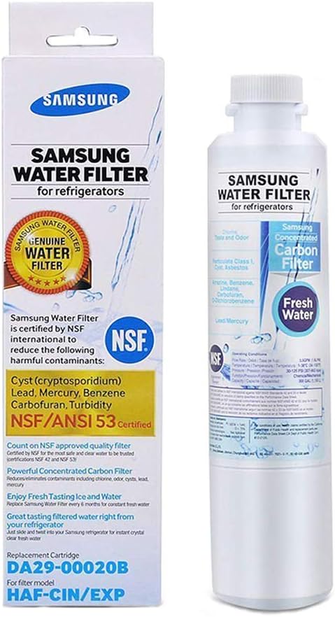 Samsung DA29-00020B Premium Water Filter for Clean Drinking