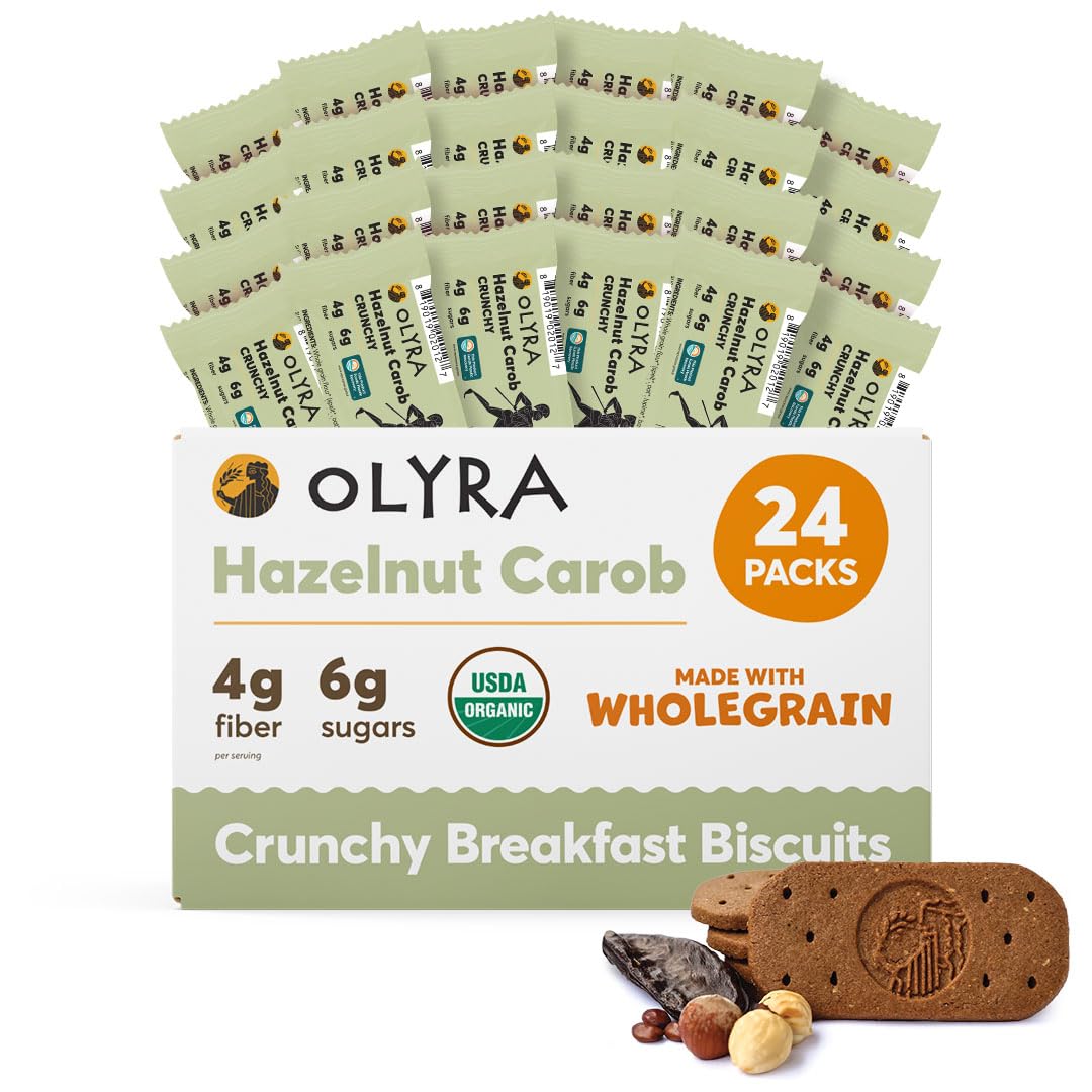 Olyra Organic Breakfast Biscuits - Healthy Snacks for Adults