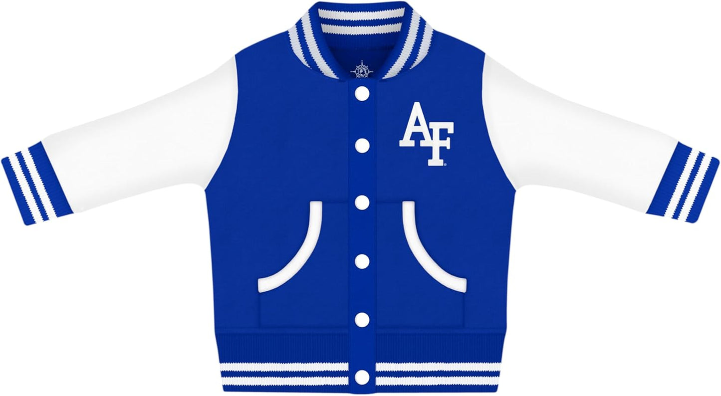 Creative Knitwear College Baby Varsity Jacket for Little Fans