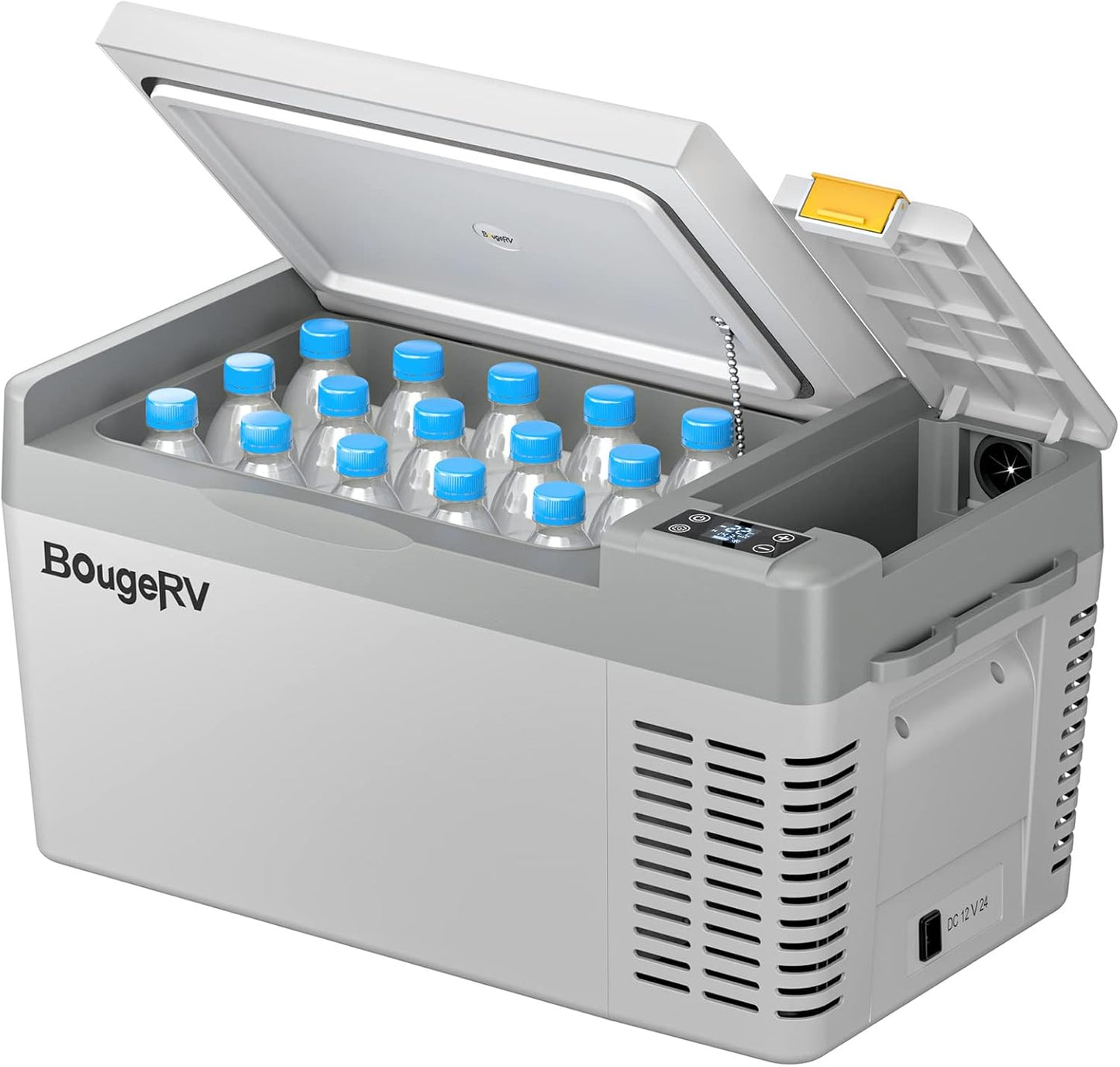BougeRV 12 Volt Refrigerator - Portable Freezer for Camping