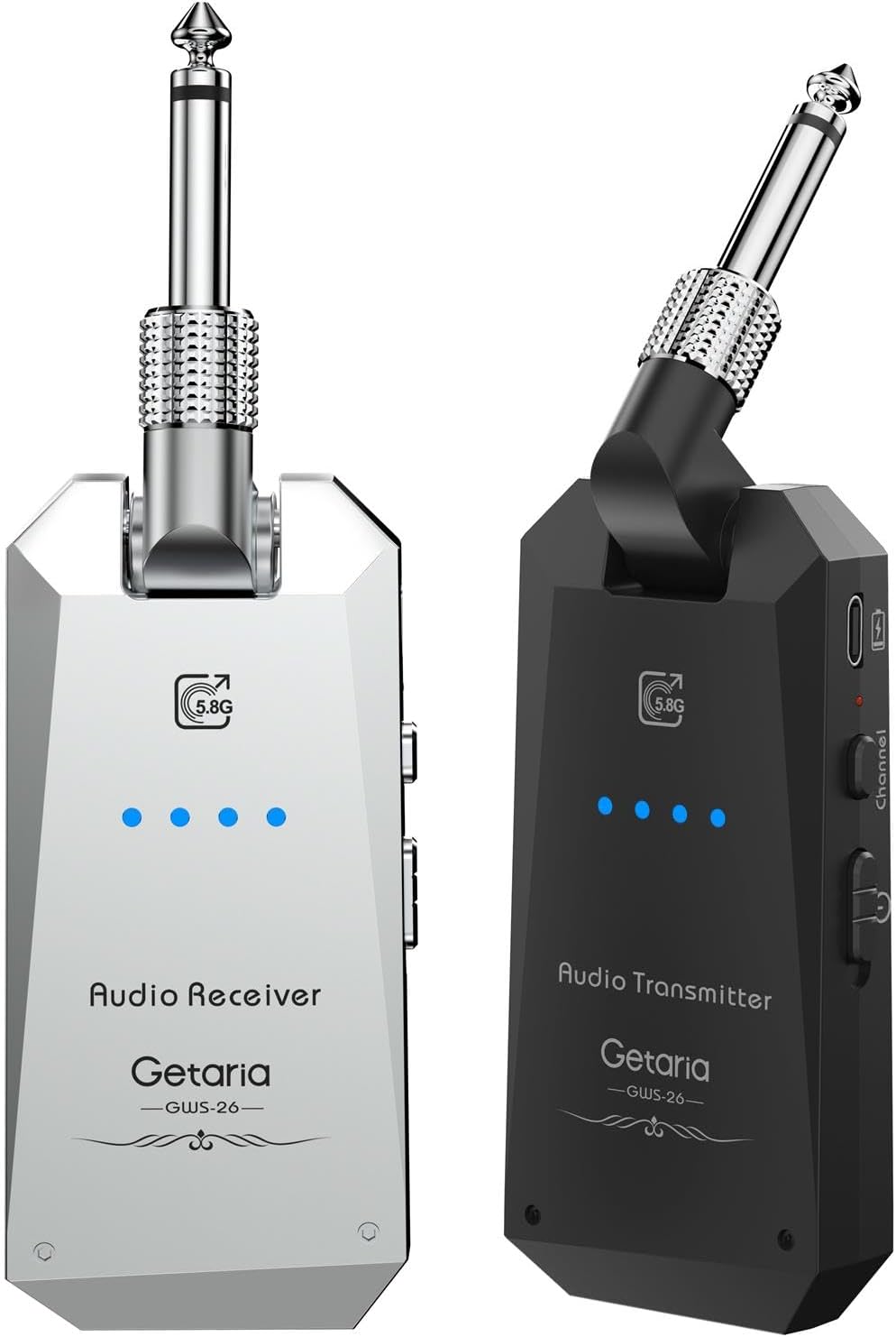 Getaria 5.8GHz Wireless Guitar System for Electric Instruments