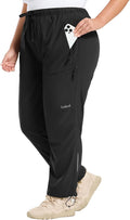 baleaf Plus Size Hiking Cargo Pants for Women - Water Resistant Fit