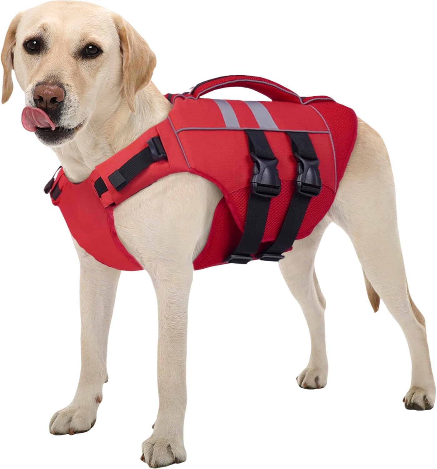 Kuoser XL Dog Life Jacket for High Flotation Swimming Safety