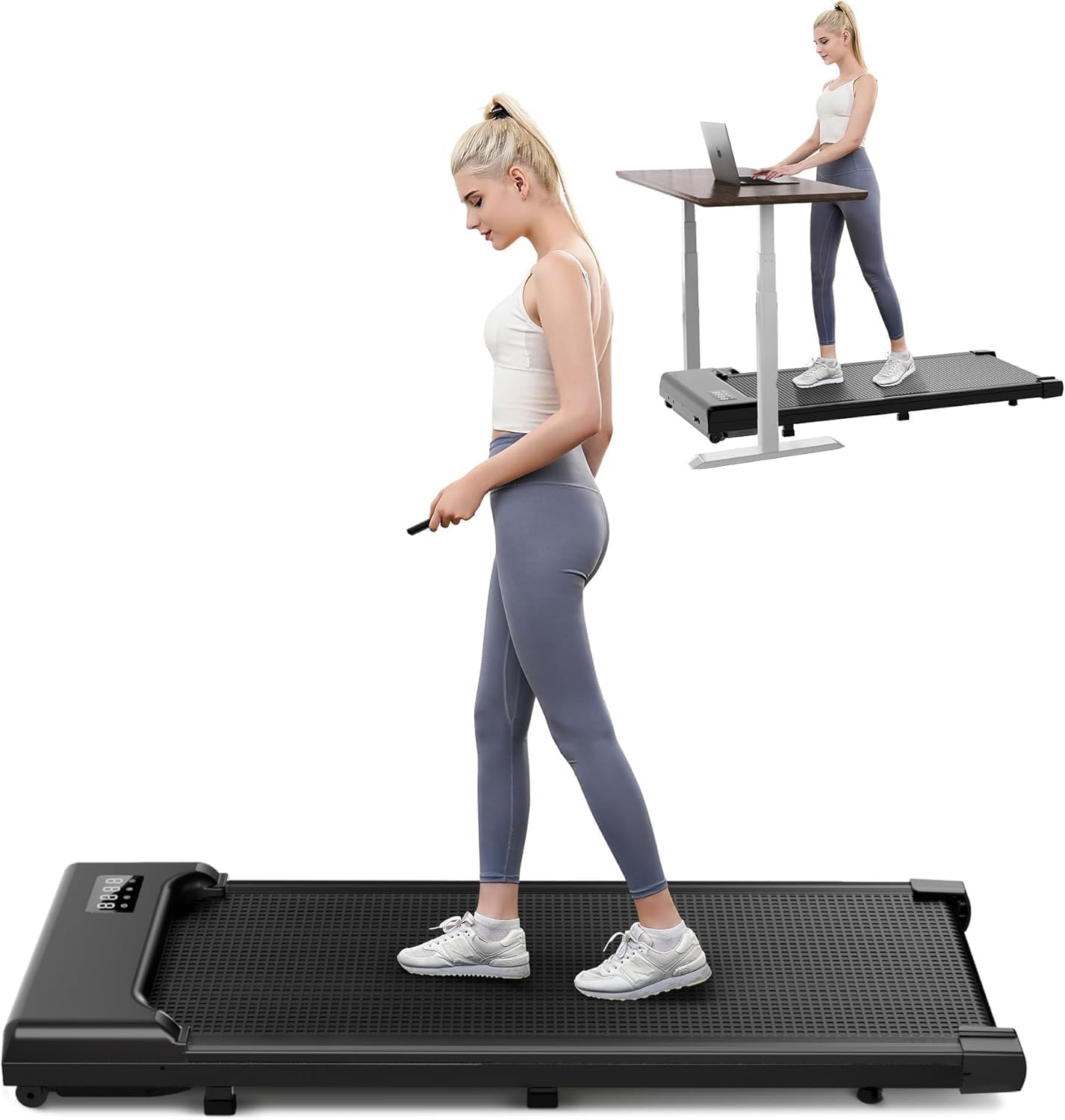 THAILE Small Treadmill: Space-Saving 3-in-1 Power!