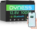 12V 100Ah Bluetooth LiFePO4 Battery - Long-Life Deep Cycle Pack