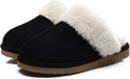 Litfun Women's Fuzzy Memory Foam Slippers Fluffy Winter - Cozy Support