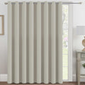 Blackout Patio Curtains 100 x 96 in Pale Oak - Extra Wide Thermal