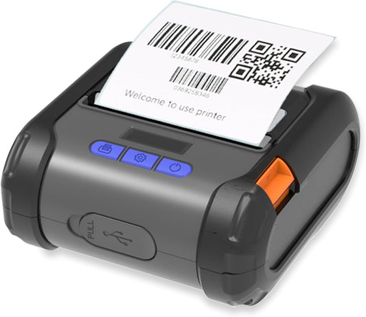 ZYWELL 2-in-1 Bluetooth Label Printer