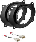 6x9 to 6-6.5in Front Door Speaker Adapter Plates & Harness - Easy
