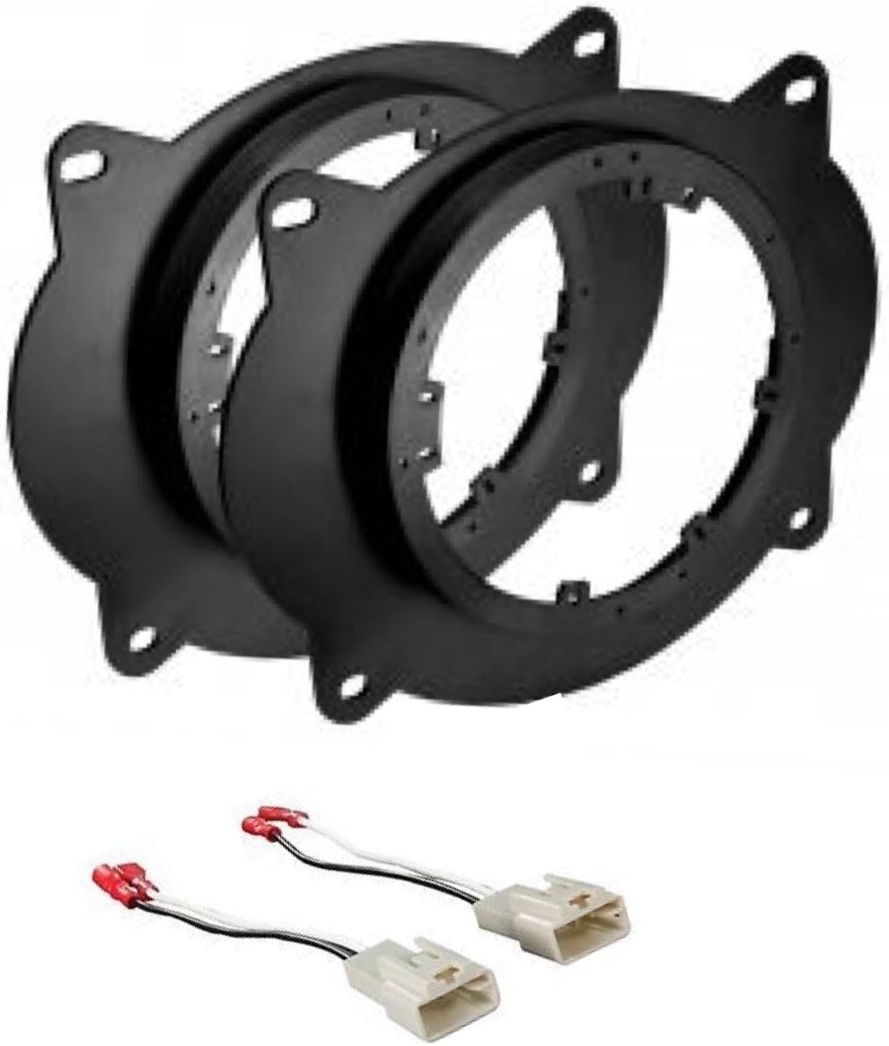 ASC Audio 6x9 to 6-Inch Speaker Install Adapter Plates Combo