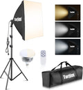 Torjim Softbox Lighting Kit 27in x 27in - Continuous LED Studio Lights