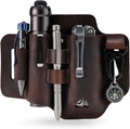ST2 Leather Multitool Sheath EDC Belt Organizer - Compact, Durable