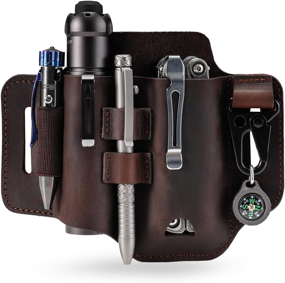 ST2 Leather EDC Sheath - Organize Your Essentials on-the-go!