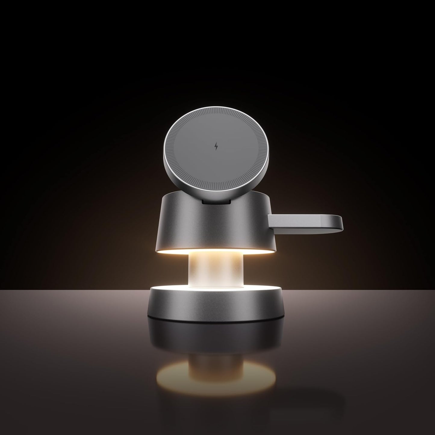 4 in 1 Magnetic Wireless Charging Station with Night Light