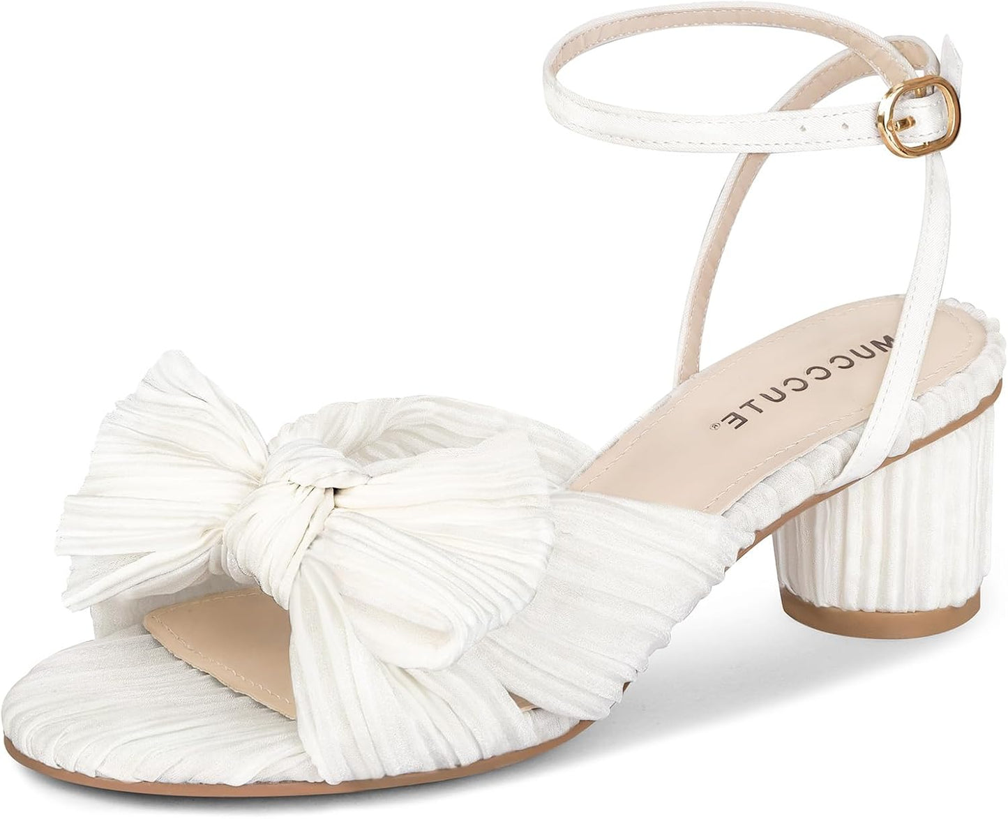 MUCCCUTE Women's Bow Knot Heeled Sandals for Any Occasion