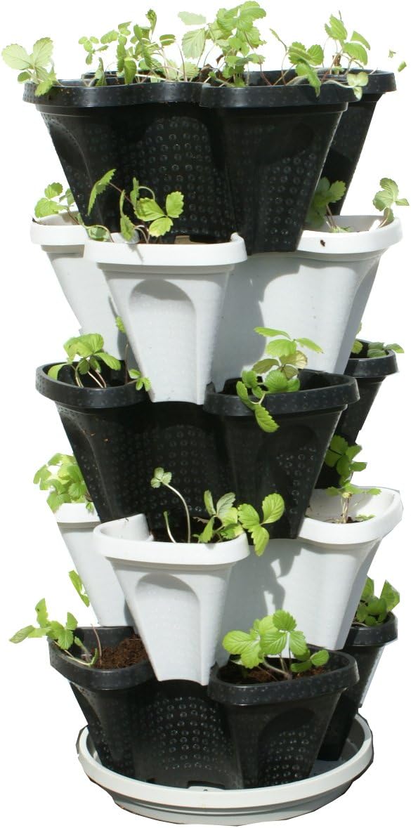 Mr. Stacky 5 Layer Vertical Planter for Space Saving Gardening