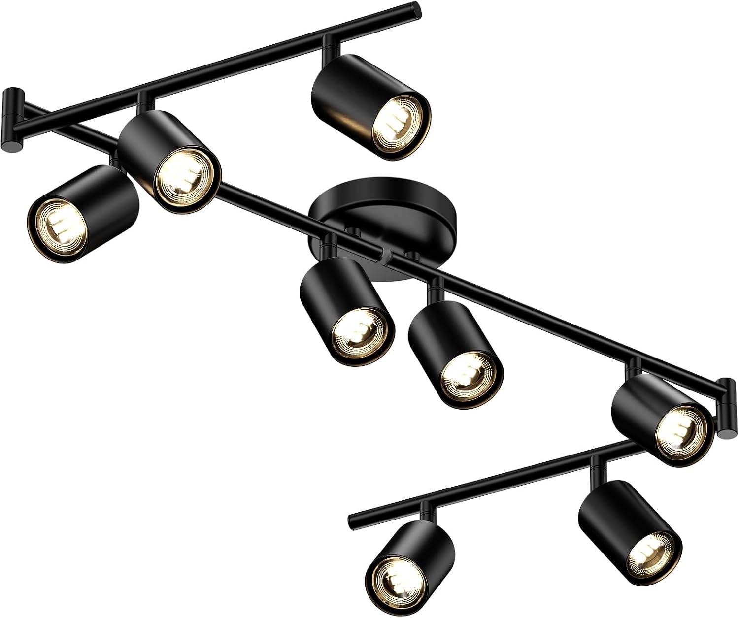 LED 8 Light Track Lighting Kit for Modern Home Decor