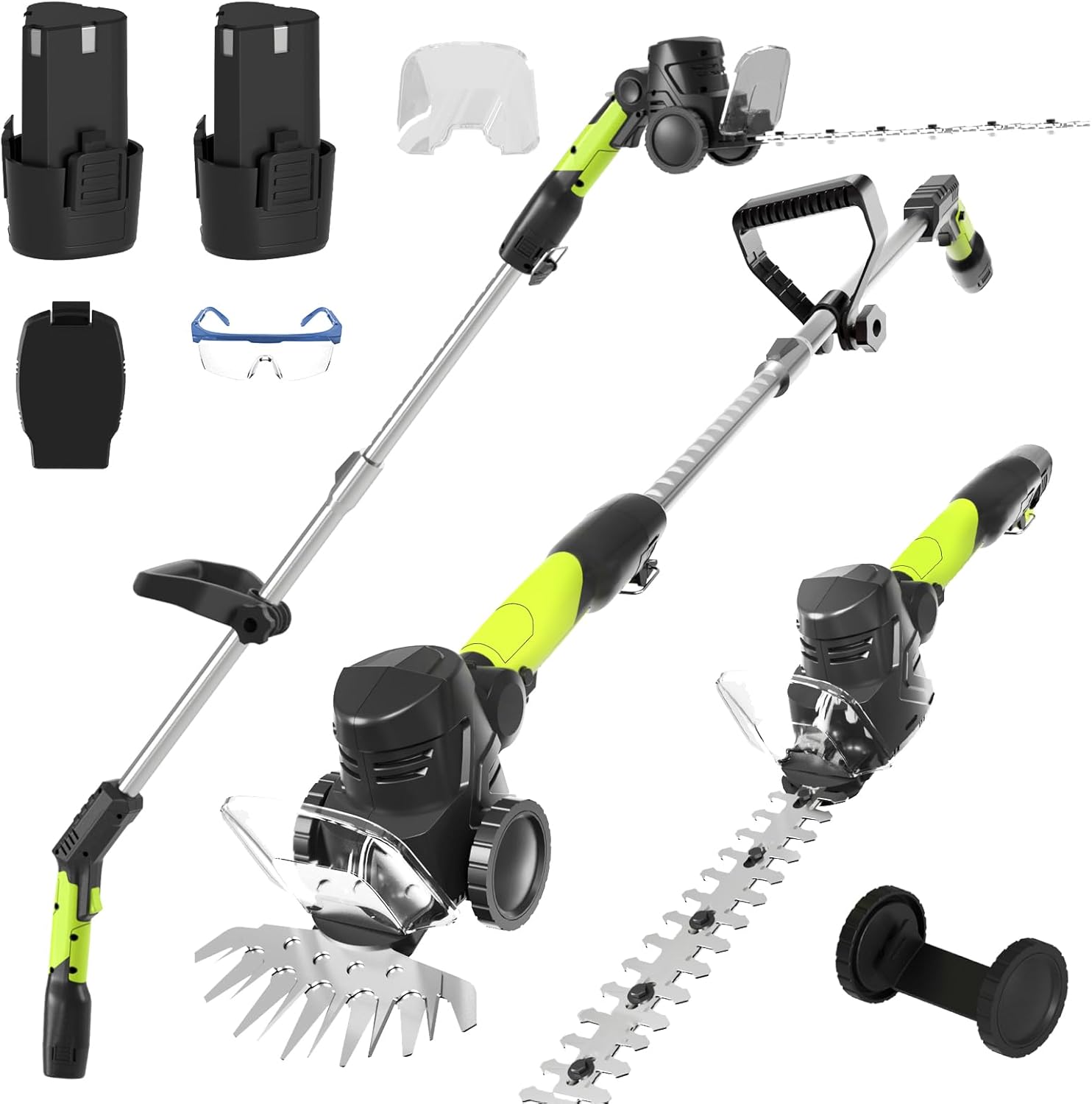 3-in-1 Cordless Hedge Trimmer for Effortless Garden Maintenance