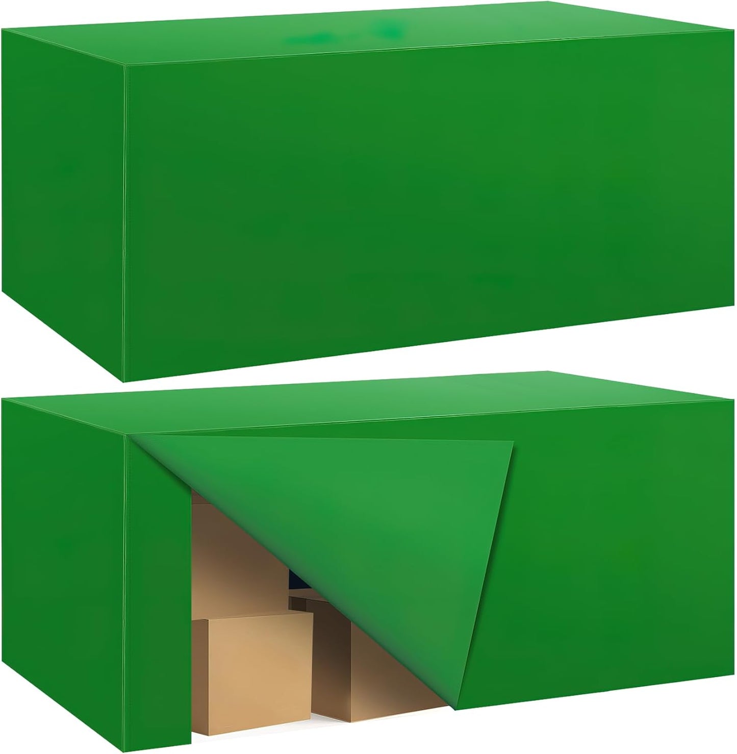 Ascoza 2 Pack Fitted Tablecloth for 8 Foot Rectangle Tables