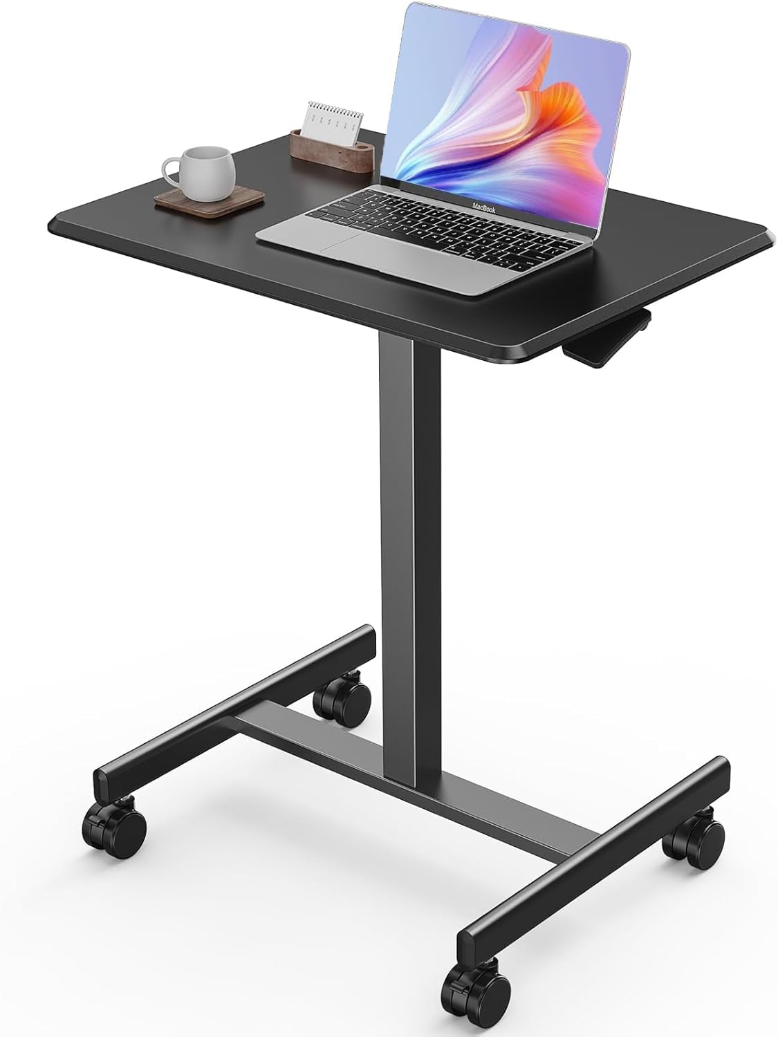 Sweetcrispy Mobile Small Standing Desk for Home and Office Use