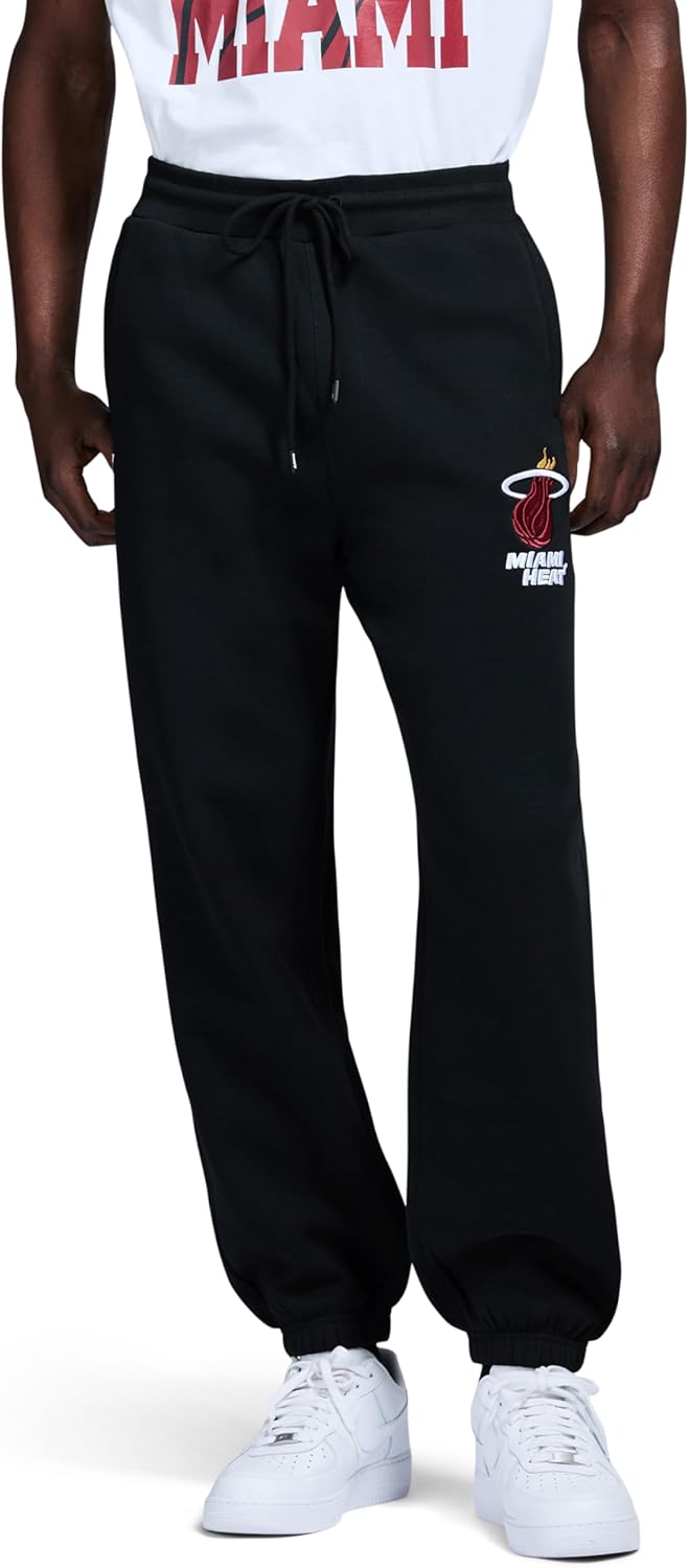 GAME 7 x NBA Officially Licensed Men's Casual Jogger Fleece Sweatpants