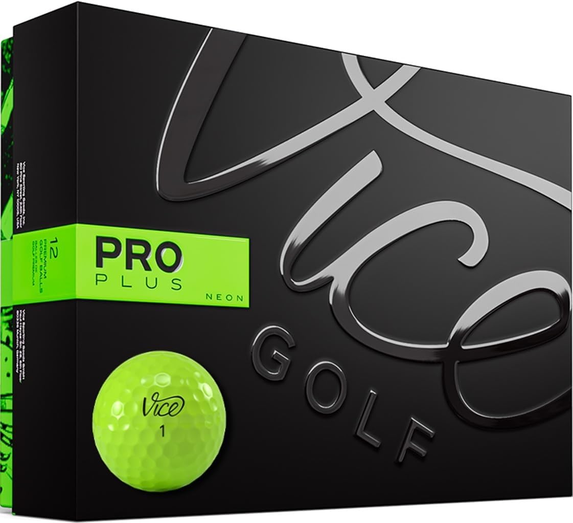 Vice Pro Plus Golf Balls for High Swing Speed Performance