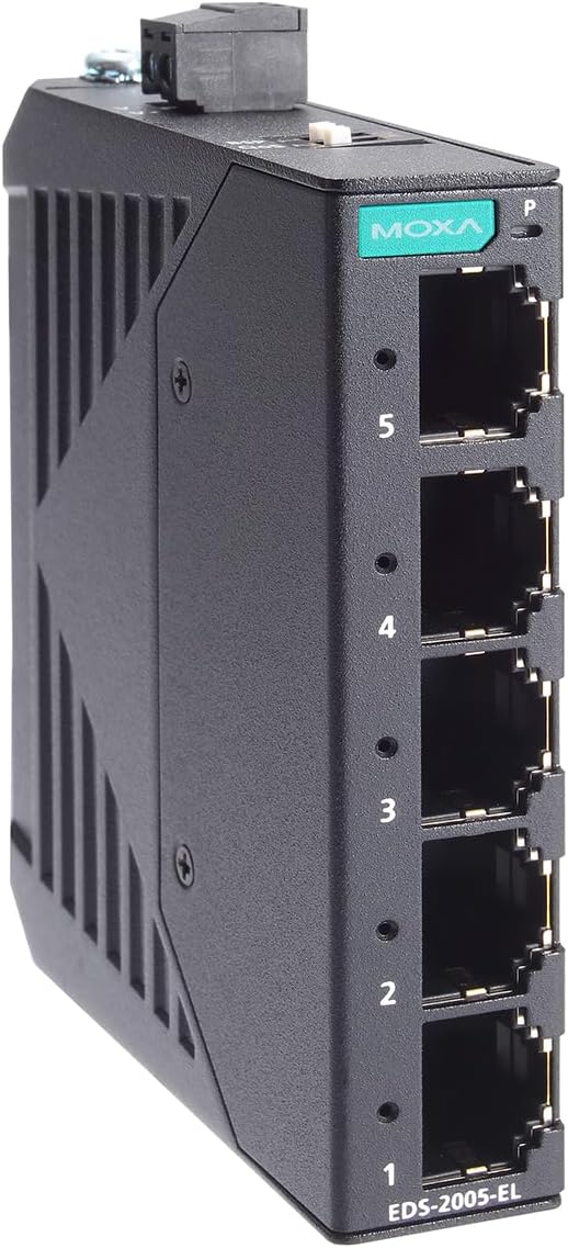 MOXA EDS-2005-EL 5-Port Unmanaged Switch for Reliable Networking