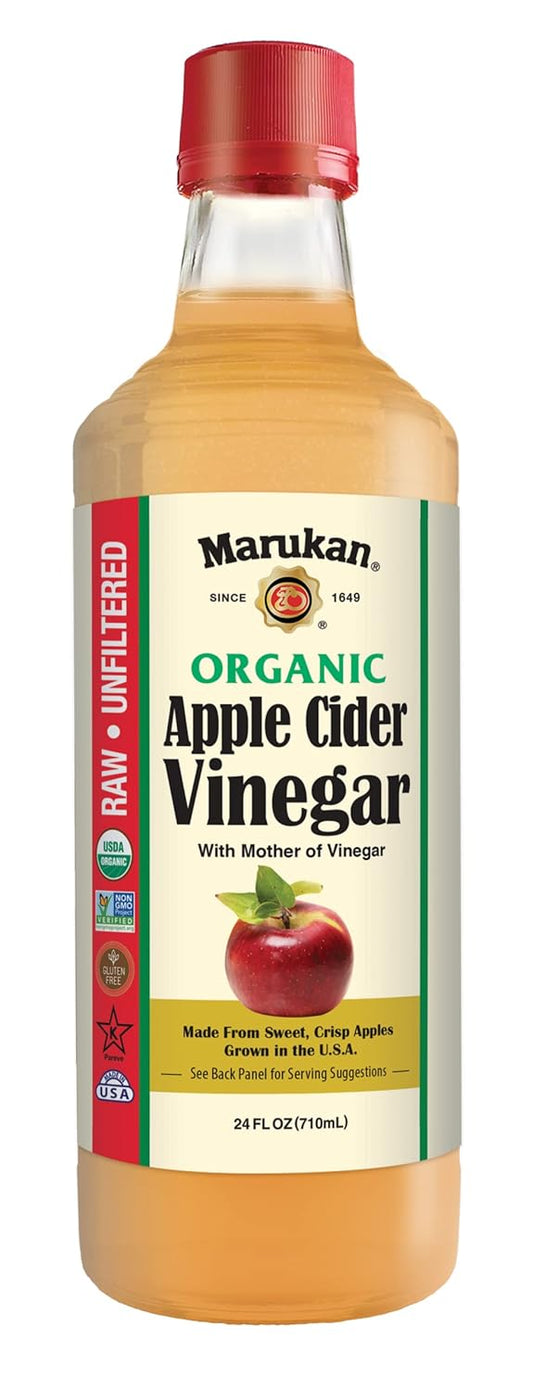 Marukan Organic ACV, 24oz Glass Bottle - Pure Wellness