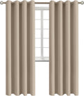 Blackout Curtains 52 x 84 in Sand - Thermal Insulated Room Darkening