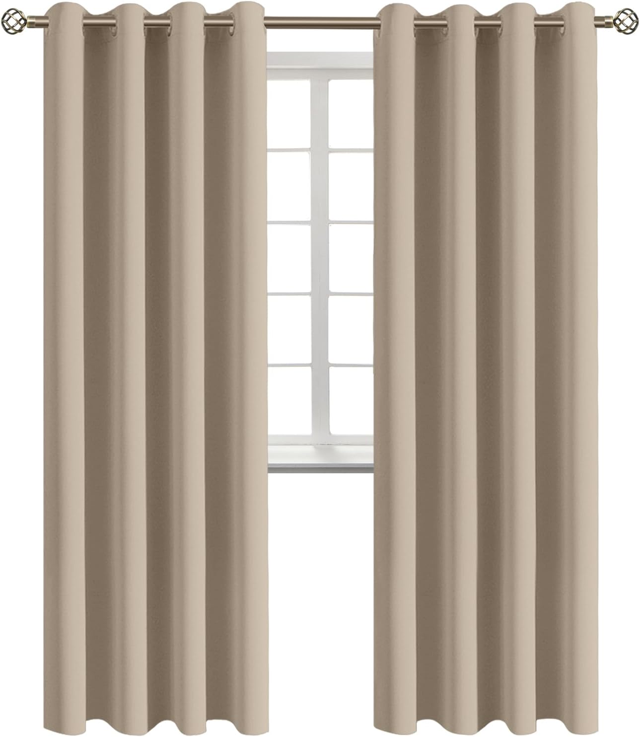 BGment Blackout Curtains - Thermal Insulated Room Darkening Panels