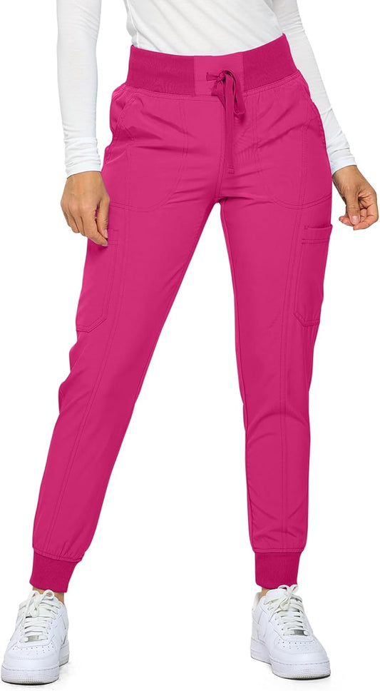 Monarch Uniforms Womens Jogger Scrubs with 6 Pockets and Comfort