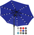 Solar LED Patio Umbrella 7.5FT - Bright, Durable Shade