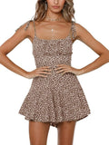 Boho Floral Wide Leg Short Romper - Flattering Summer Jumpsuit