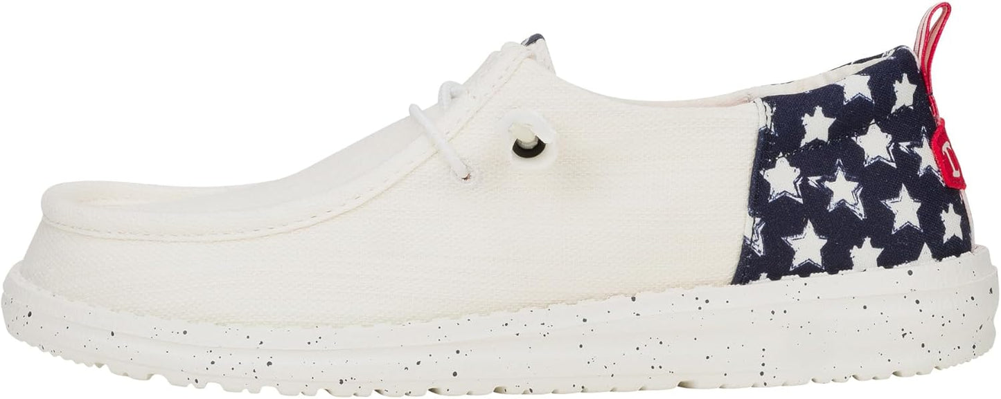 HEYDUDE Women's Wendy Canvas Slip-on Loafers for Summer Fun